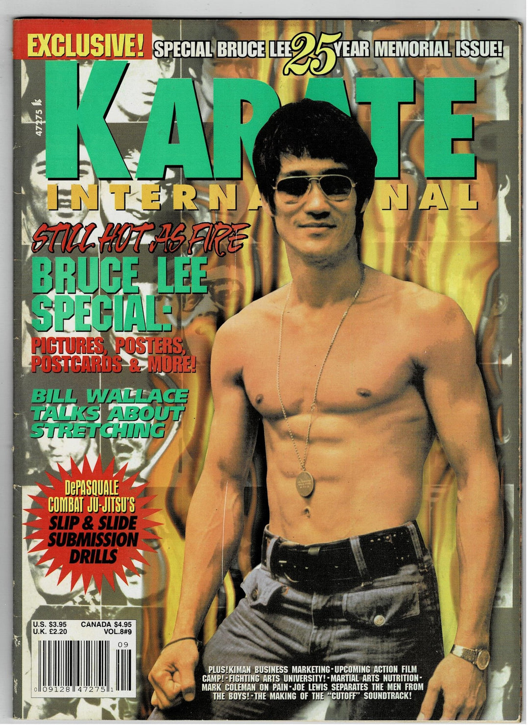 Bruce Lee Centerfold Memorial Poster