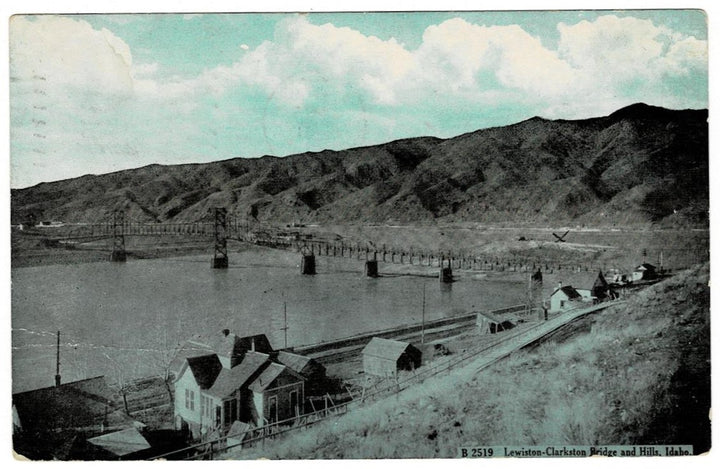 1909 Clarkson Bridge Snake River Lewiston Idaho