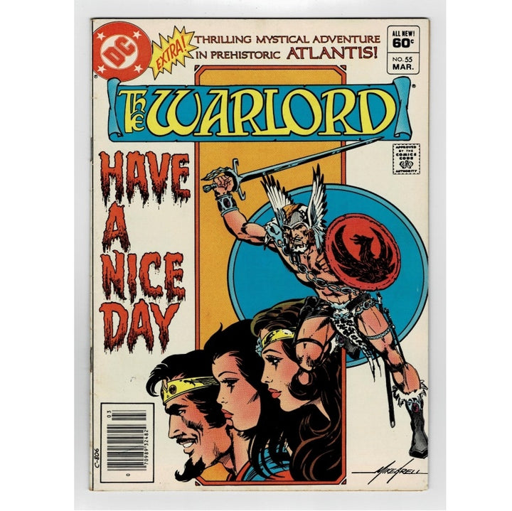 Warlord 55 Vol 7 Have A Nice Day DC Comics 1982