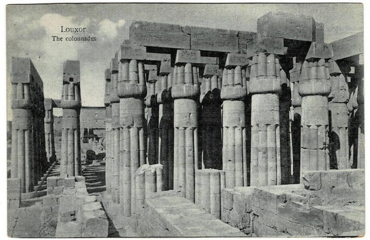 1909 Louxer Colonnades Luxer Egypt Postcard