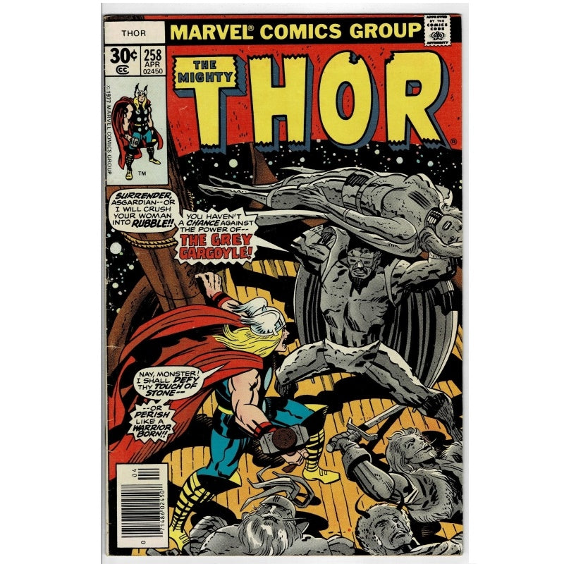 Thor Vol 1 258 Stars Be Made of Stone Marvel Comic 1977