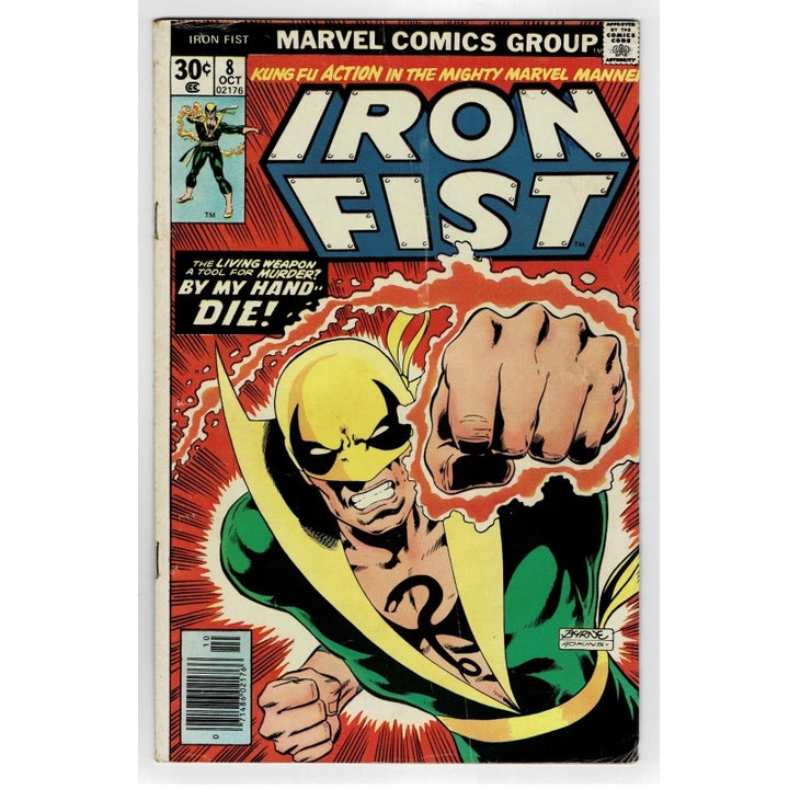 Iron Fist 8 Vol 1 Like Tigers In Night Marvel Comic 1976