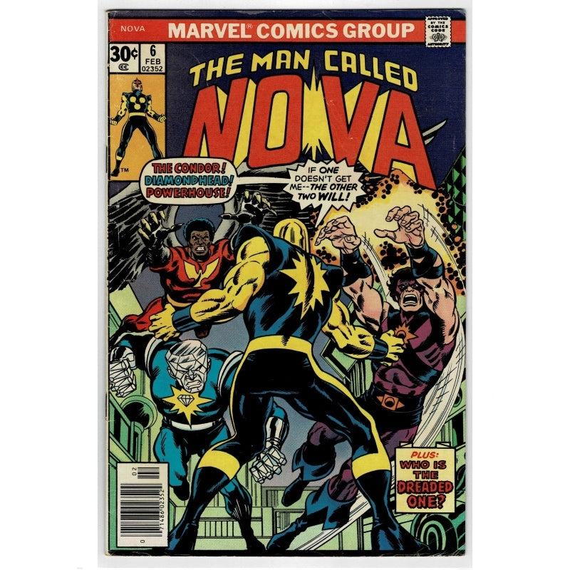 Nova 6 Vol 1 And So The Sphynx Marvel Comic 1977