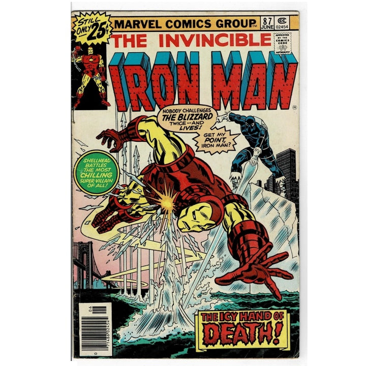 Iron Man Vol 1 87 Icy Hand of Death Marvel Comic 1976