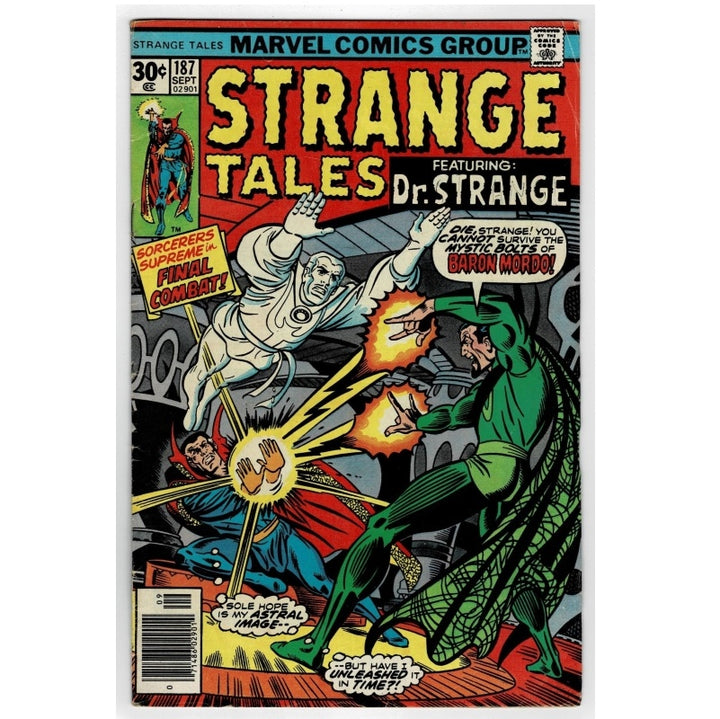 Strange Tales Dr Strange 187 If Eternity Should Fail Marvel Comic 1976