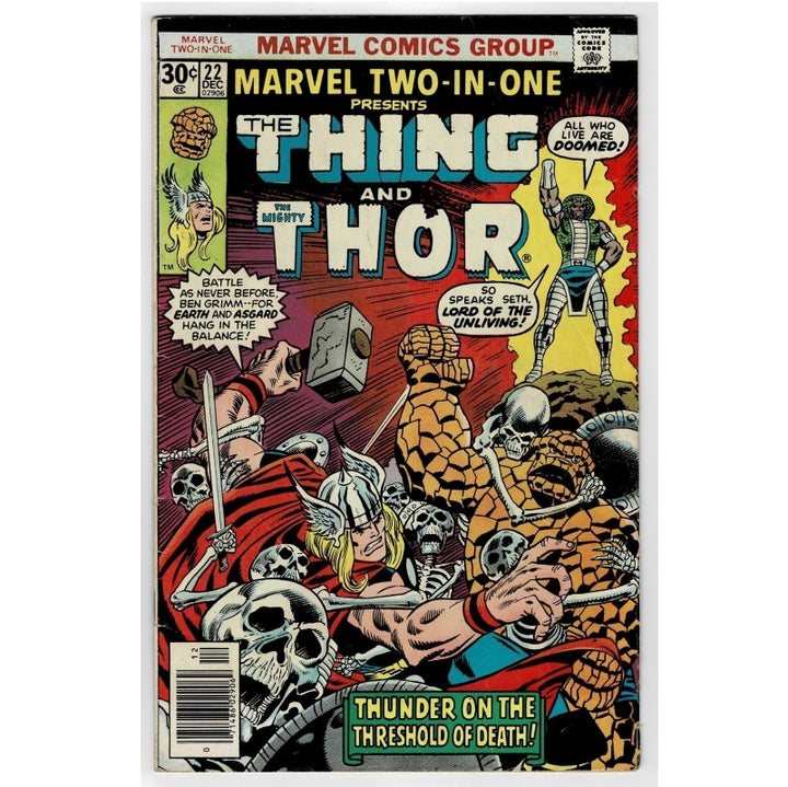 Thing and Thor Two-In-One 22 Marvel Comic 1976