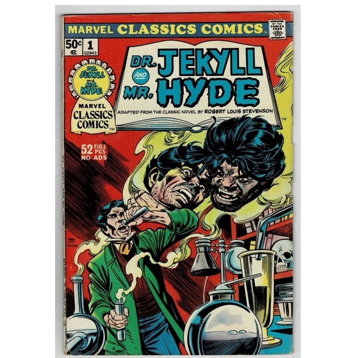 Dr Jekyll And Mr Hyde 1 Vol 1 Marvel Classics Comic 1976