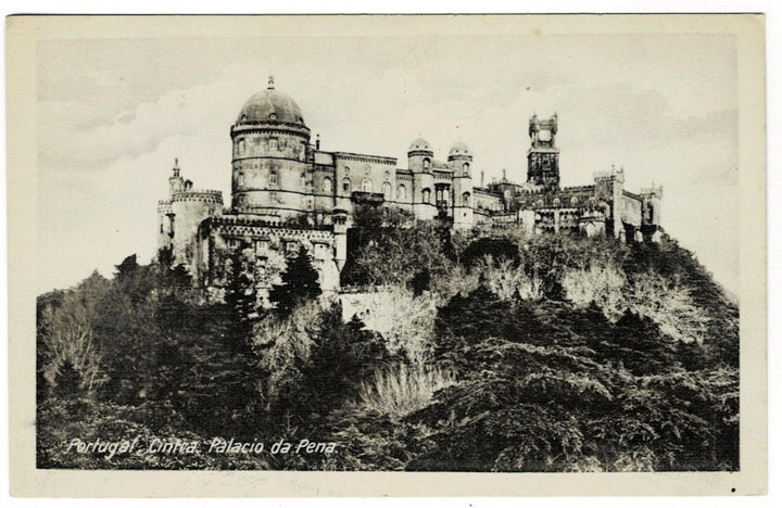 1930 Pena Palace Portugal Postcard