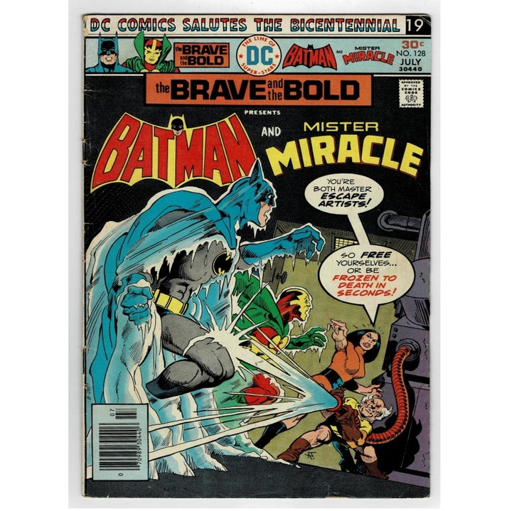 Brave & Bold Batman Mister Miracle 128 Vol 22 Death By The Ounce DC Comics 1976