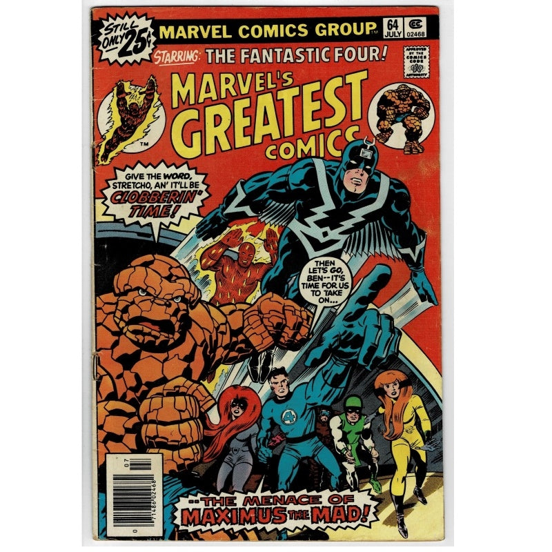 Fantastic Four Marvel's Greatest Comics 64 Mark of Madman 1976