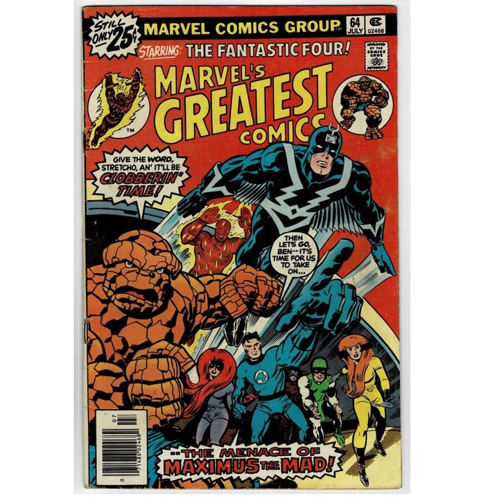 Fantastic Four Marvel's Greatest Comics 64 Mark of Madman 1976