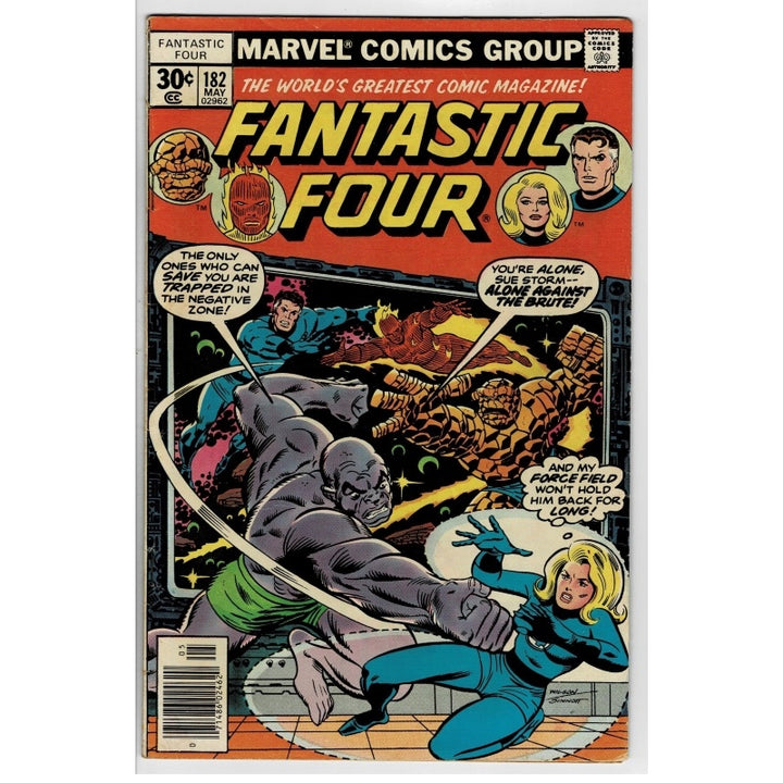 Fantastic Four Vol 1 182 Enter Mad Thinker Marvel Comic 1977