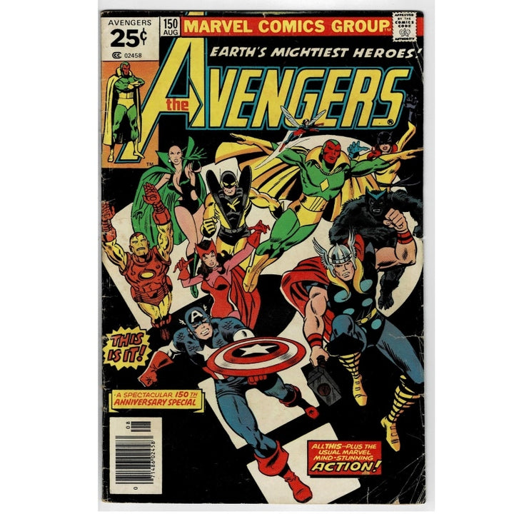 Avengers Vol 1 150 Assemble Marvel Comic 1976