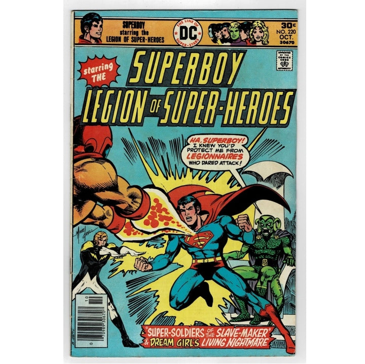 Superboy Legion 220 Vol 28 Slave-Makers DC Comics 1976