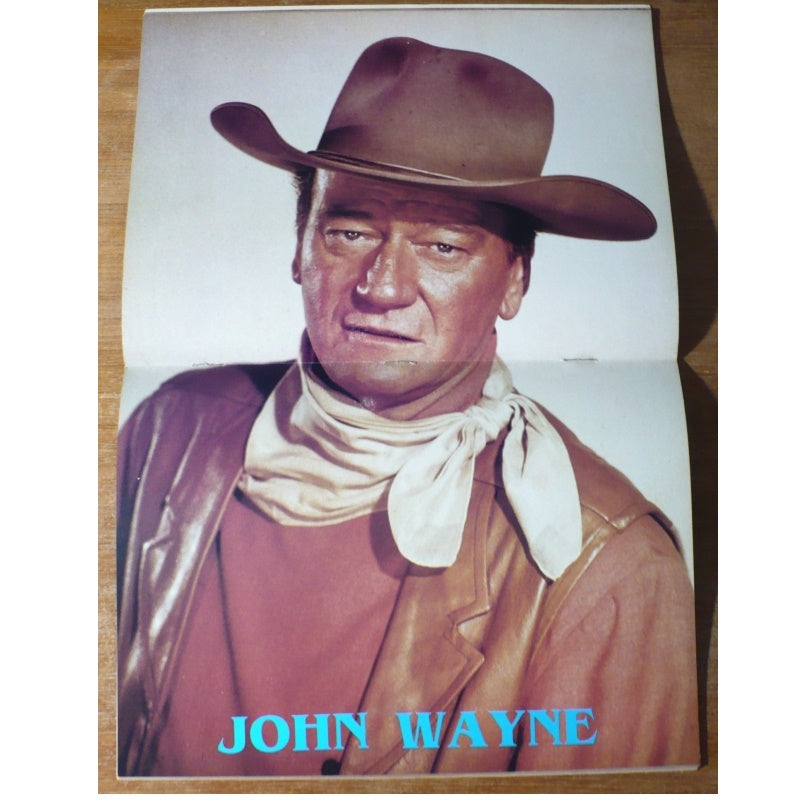 Vintage John Wayne poster.