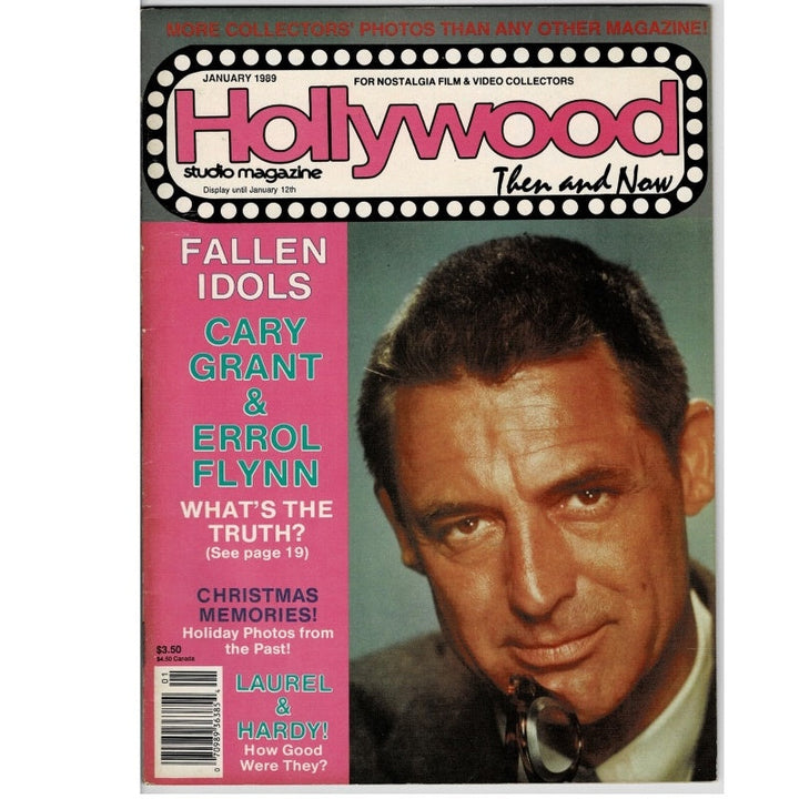 Cary Grant Hollywood Then & Now 1989 Jan