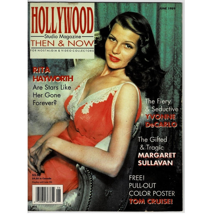 Rita Hayworth Hollywood Then & Now 1989 Jun