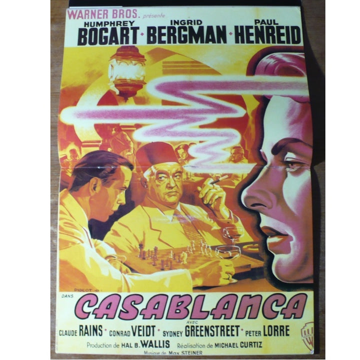 Casablanca Centerfold Movie Poster