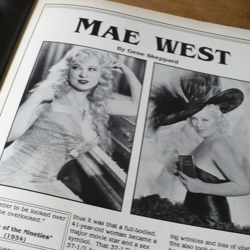 Mae West She Done Him Wrong Centerfold Movie Poster