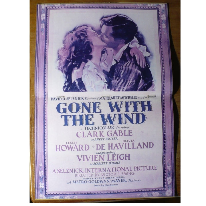 Gone With the Wind Centerfold Movie Poster