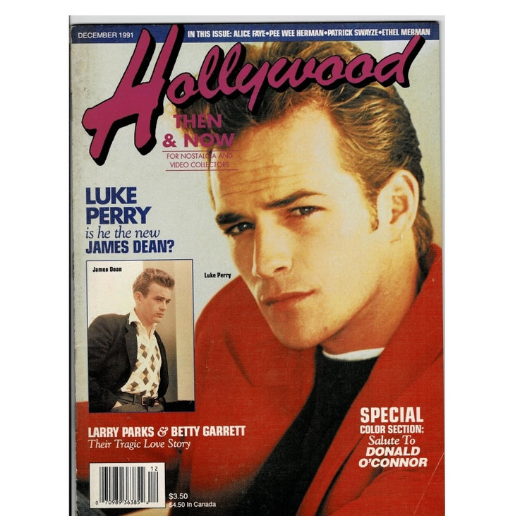 Luke Perry Hollywood Then & Now 1991 Dec