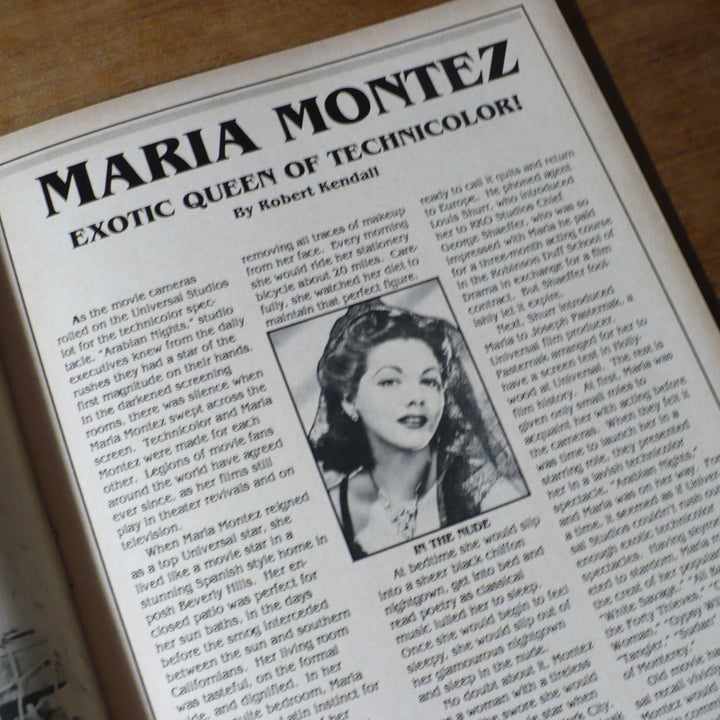 Maria Montez Madonna  Hollywood Then & Now 1991 Sept