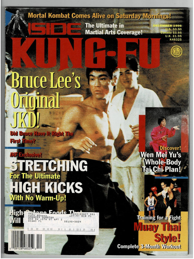 Inside Kung Fu Bruce Lee December 1996.