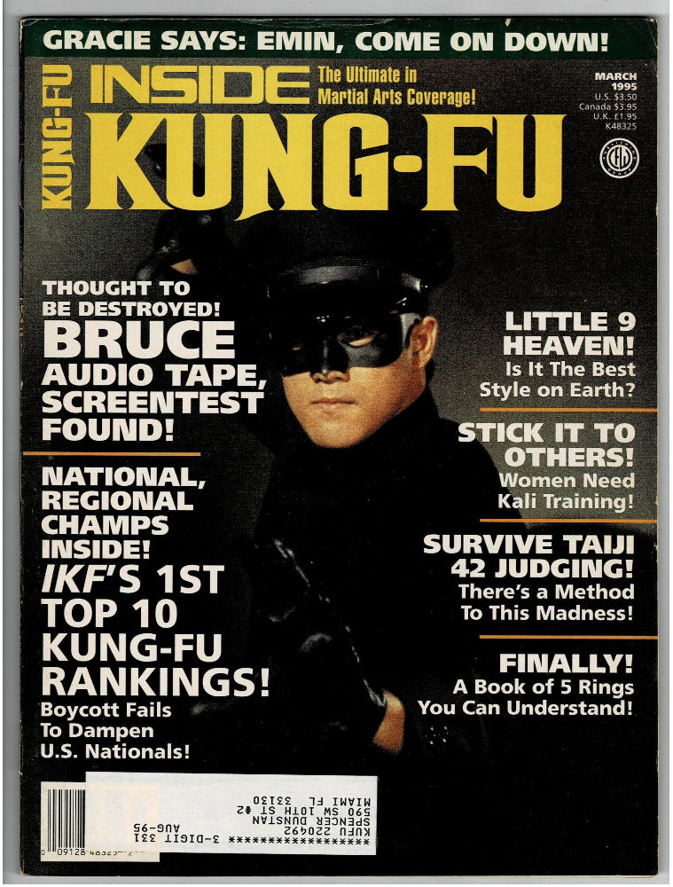 Inside Kung Fu Bruce Lee March 1995.