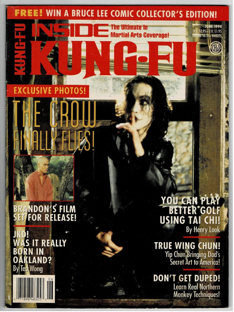 Inside Kung Fu Brandon Lee The Crow June 1994.