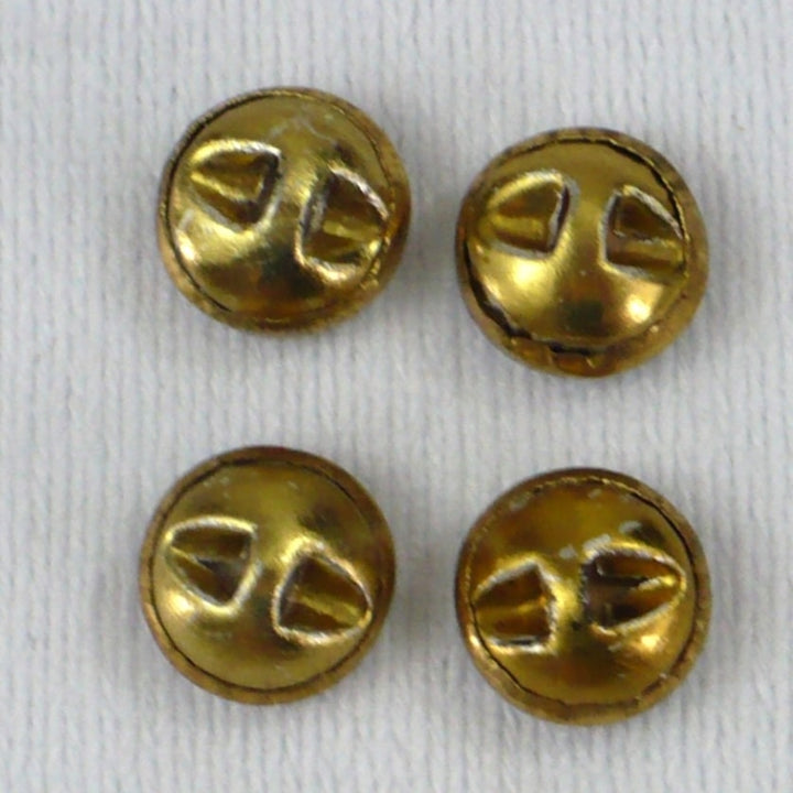 15L Small Czech Glass Tunnel Shank Buttons