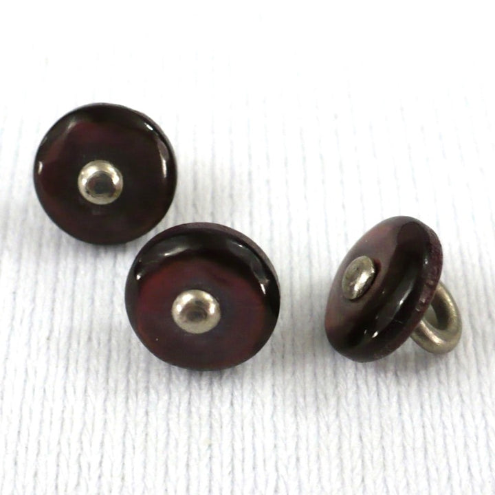 14L Diminutive Glass Pin Shank Buttons