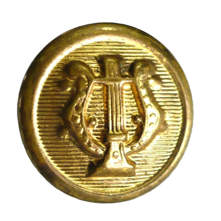 25L Brass Lyre Superior Shank Button