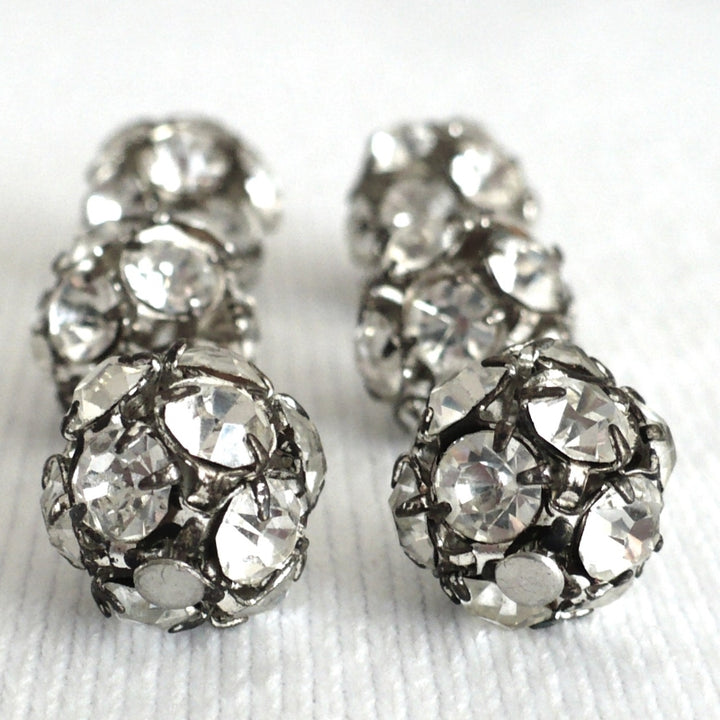 19L Fashion Rhinestone Ball Buttons