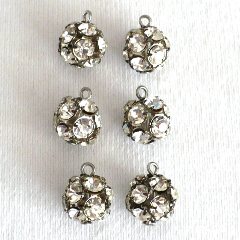 19L Fashion Rhinestone Ball Buttons