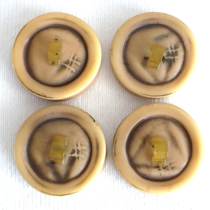 43L Celluloid Brutalist Shank Buttons