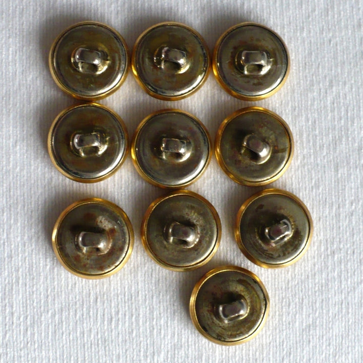 24L Celtic Knot Green Gold Buttons