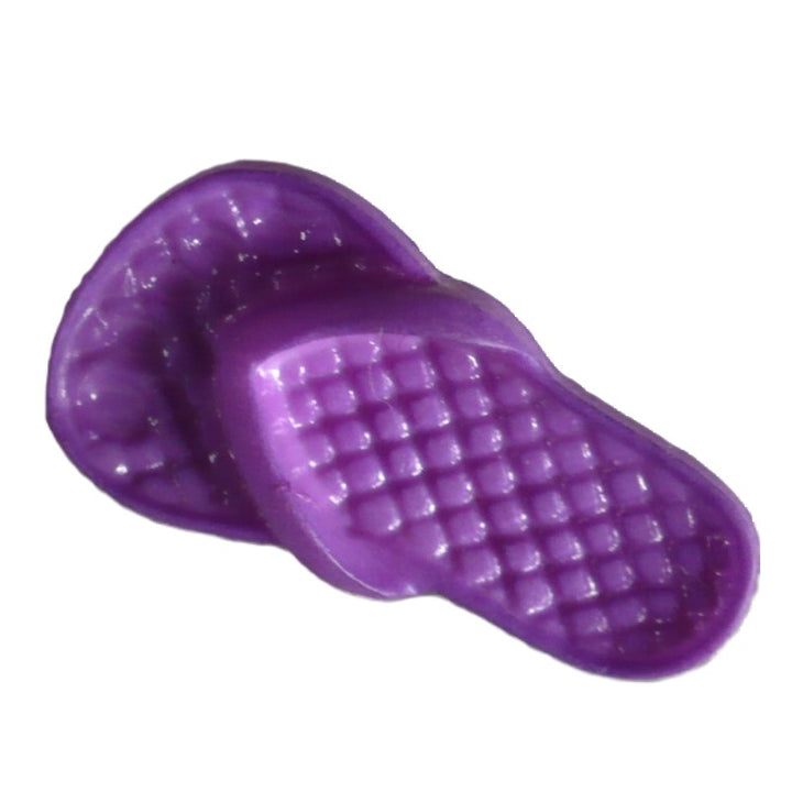 34L Purple Flip-Flop Shoe Shank Button