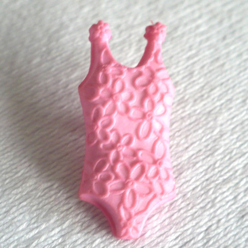 44L Pink Swimsuit Button