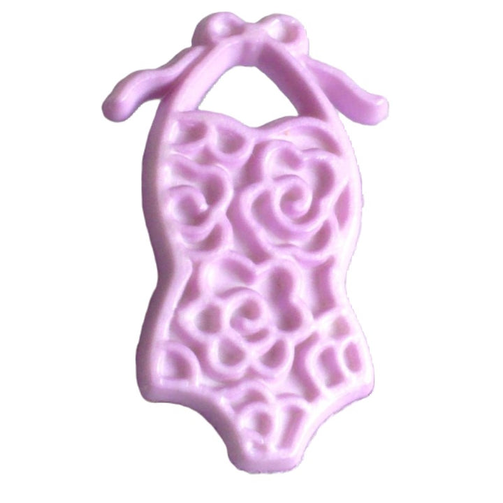 44L Purple Swimsuit Button