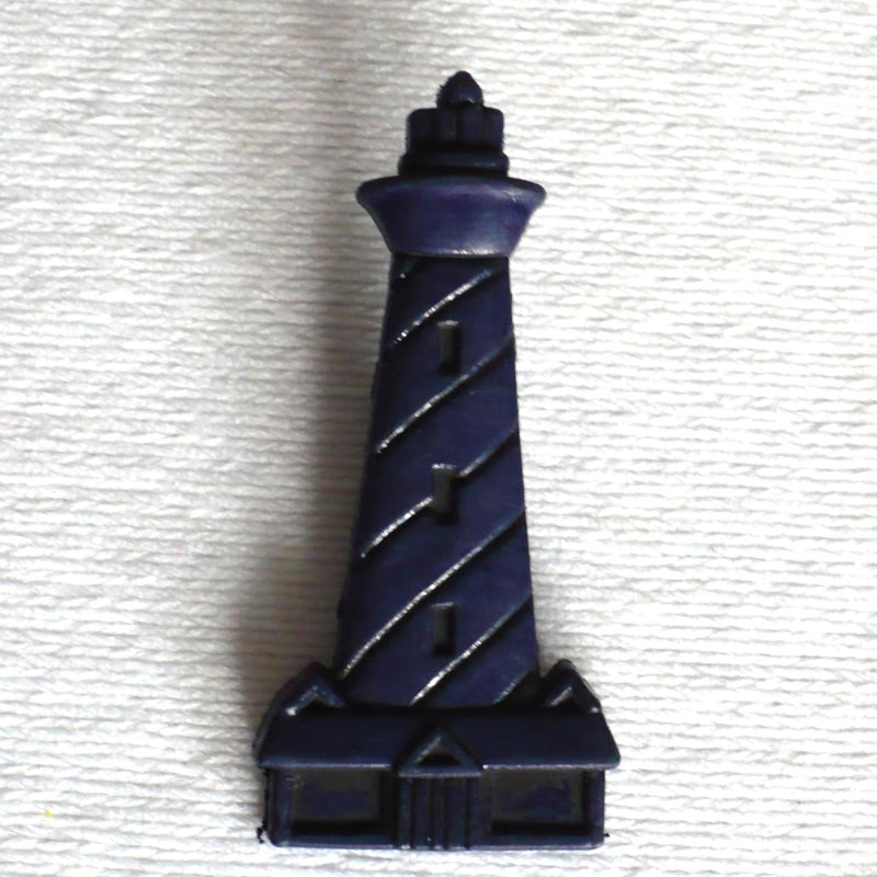 64L Blue Lighthouse Button