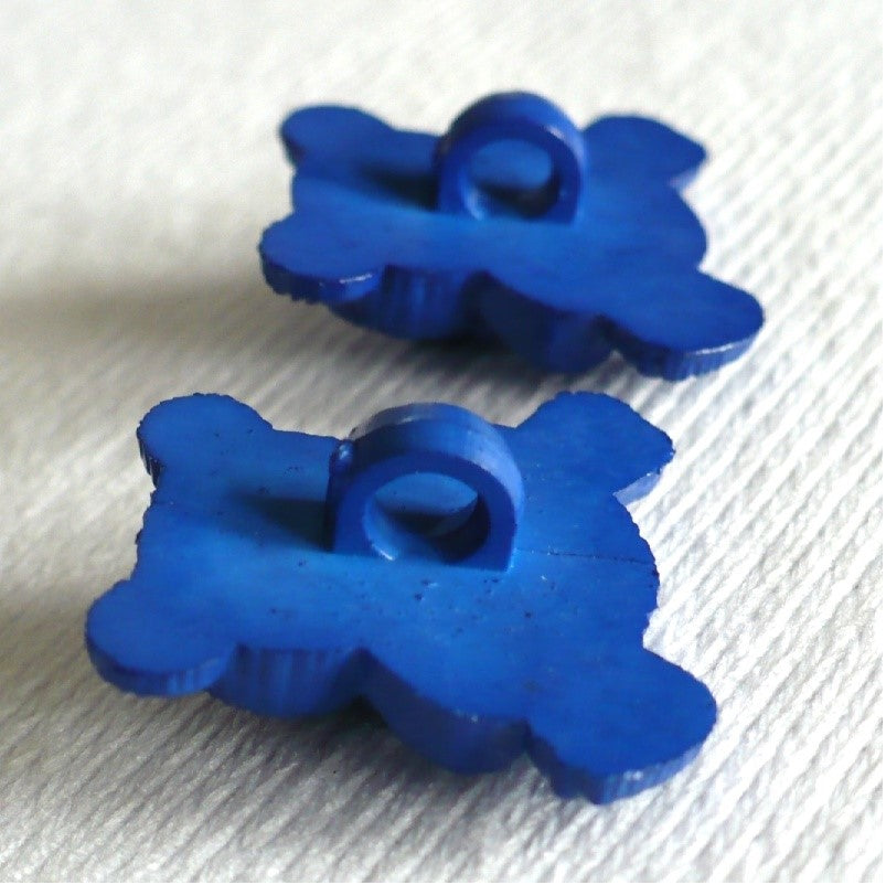 33L Blue Teddy Bear Novelty Buttons