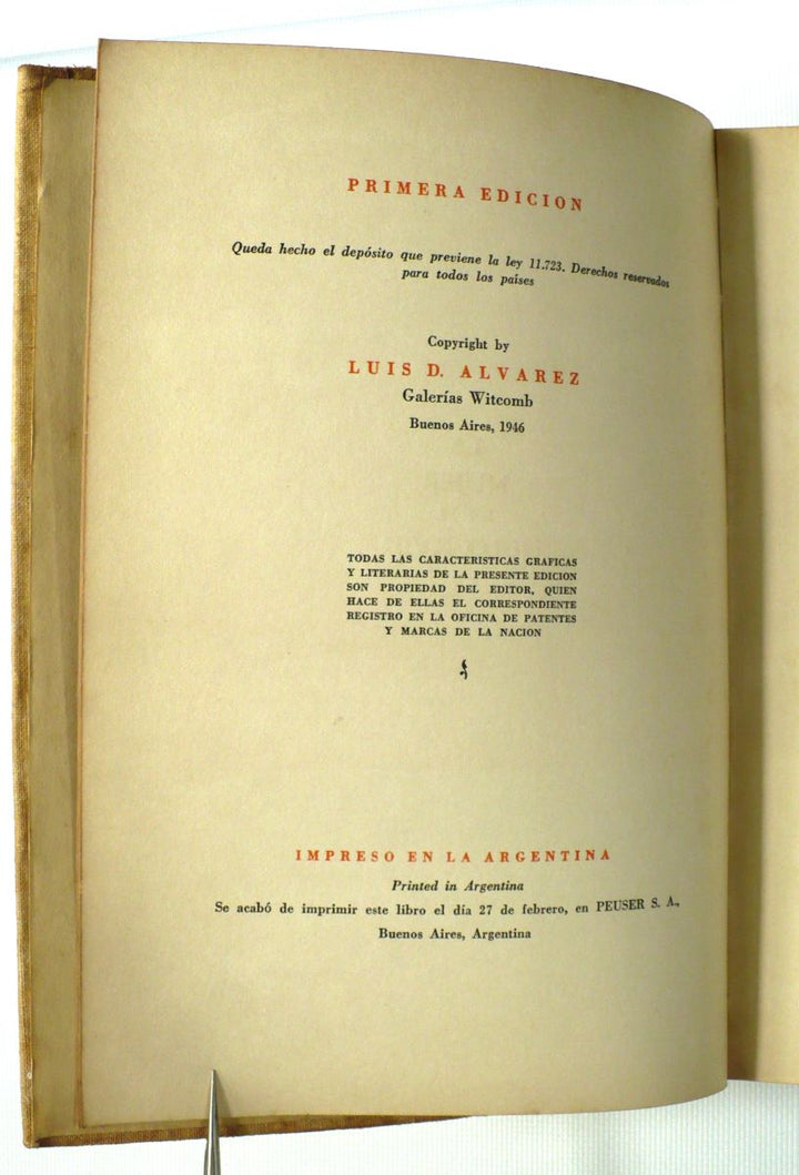 La Mujer en El Siglo XVIII by de Goncourt 1946 First Edition, Spanish.