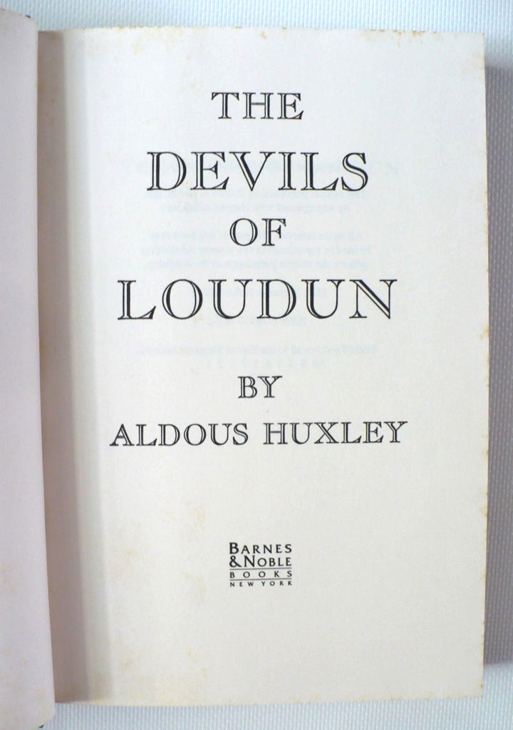 The Devils of Loudun by Aldous Huxley 1996.