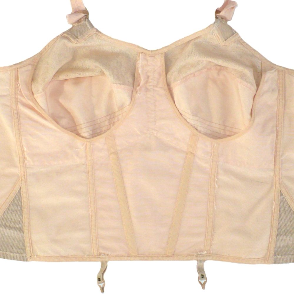 1930s vintage longline brassiere bra.