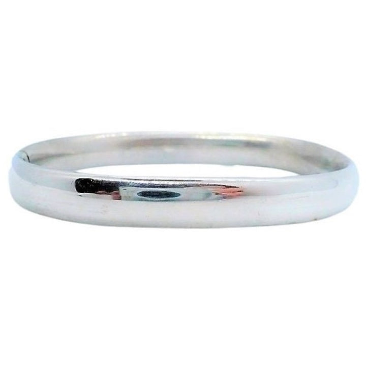 1970 Sterling Oval Charnière bangle Bracelet.