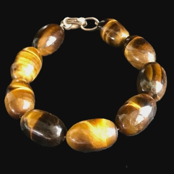 Tigers eye beaded bracelet.