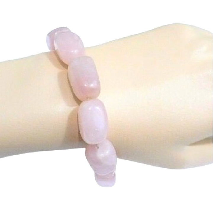 1980s Rose Quartz Bracelet.