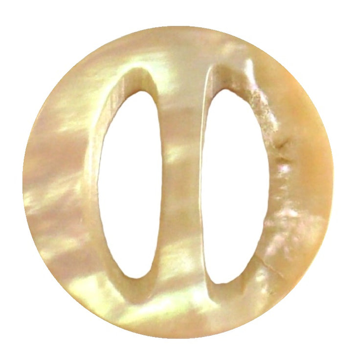 1930s Pearl Shell Slide Buckle Fits 12mm Insertion