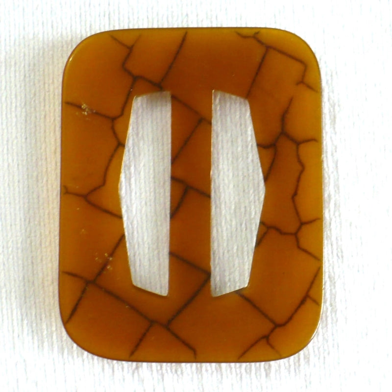 1940s Celluloid Slide Buckle Fits 25mm Insertion