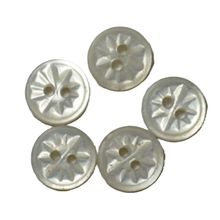 13L Two Hole Fancy Pearl Diminutive Buttons